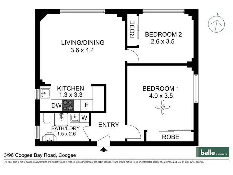 Floorplan of Homely apartment listing, 3/96 Coogee Bay Road, Coogee NSW 2034