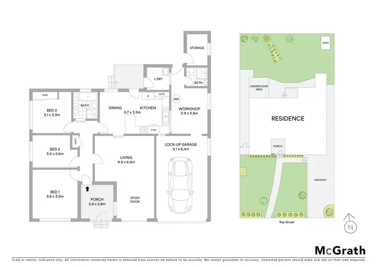 Floorplan of Homely house listing, 21 Rae Street, Seven Hills NSW 2147