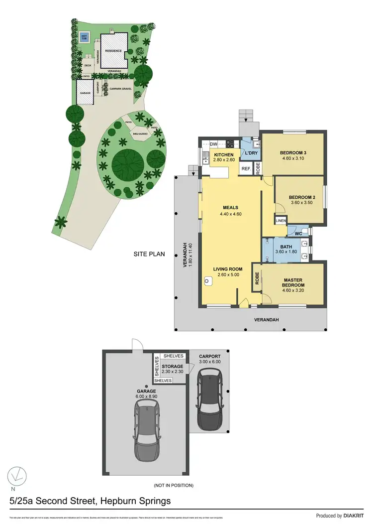 Floorplan of Homely house listing, 5/25a Second Street, Hepburn Springs VIC 3461