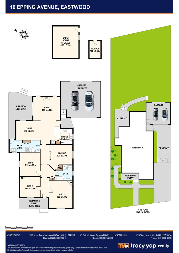 Floorplan of Homely house listing, 16 Epping Avenue, Eastwood NSW 2122