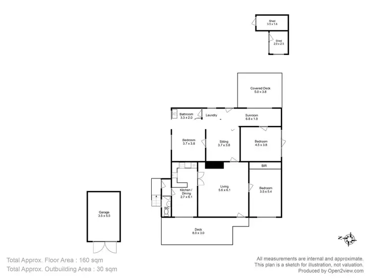 Floorplan of Homely house listing, 1661 Main Road, Nubeena TAS 7184
