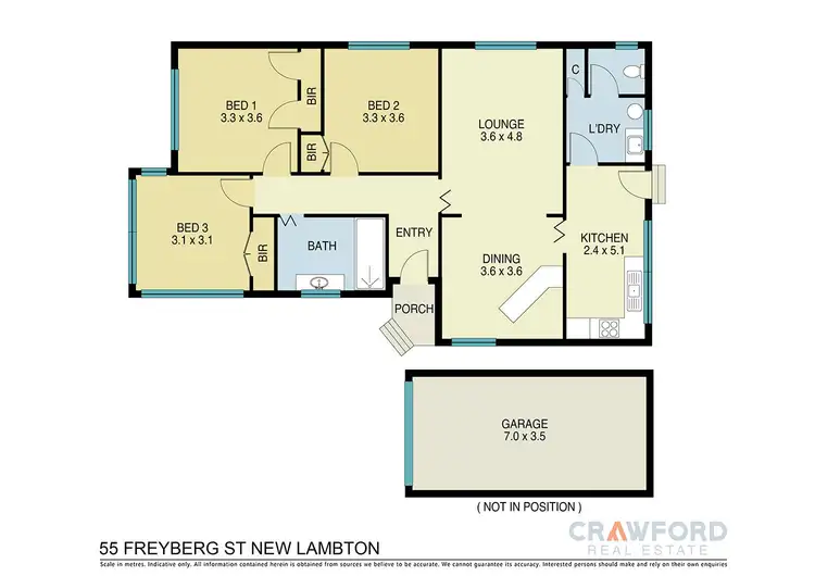 Floorplan of Homely house listing, 55 Freyberg Street, New Lambton NSW 2305