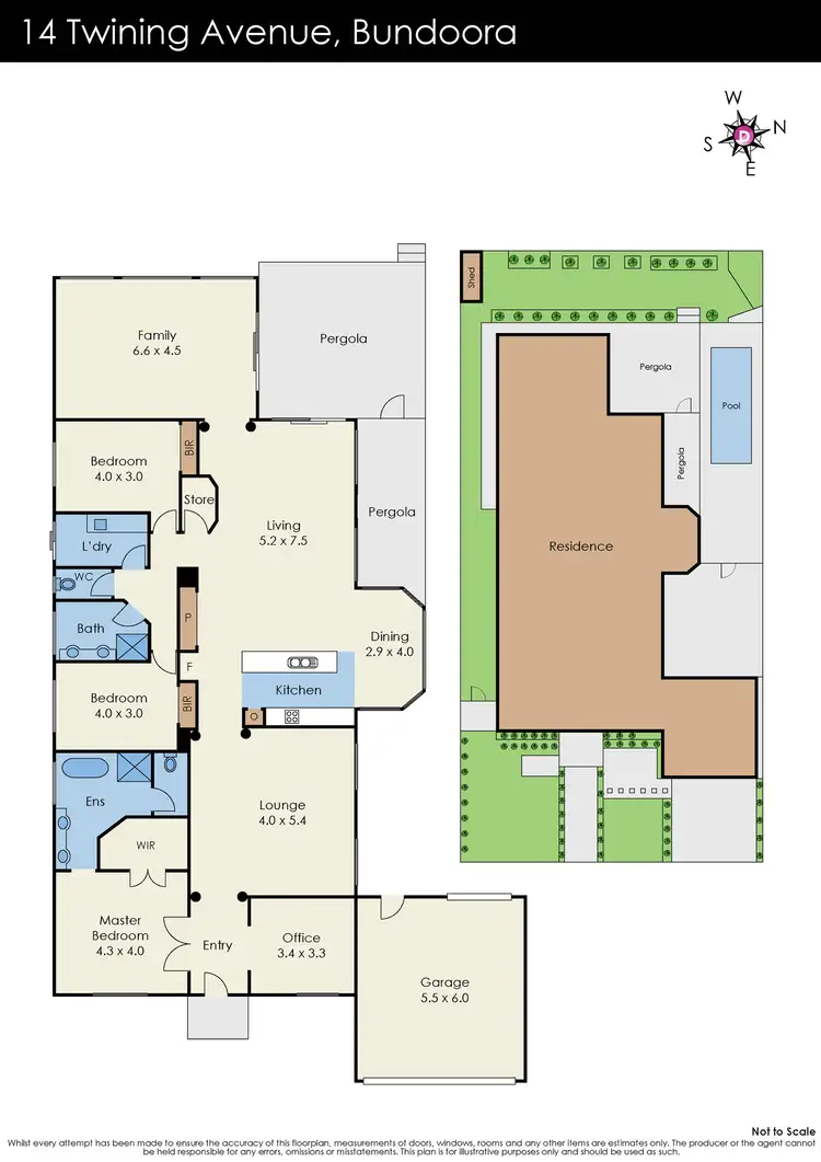 Floorplan of Homely house listing, 14 Twining Avenue, Bundoora VIC 3083