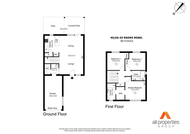 Floorplan of Homely unit listing, 45/26-32 Radke Road, Bethania QLD 4205