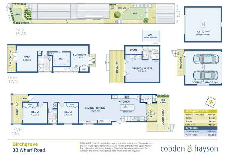 Floorplan of Homely house listing, 38 Wharf Road, Birchgrove NSW 2041