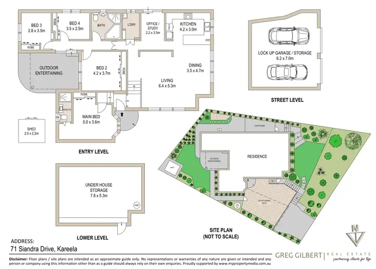 Floorplan of Homely house listing, 71 Siandra Drive, Kareela NSW 2232