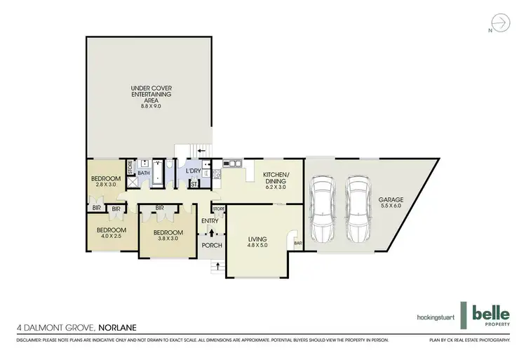 Floorplan of Homely house listing, 4 Dalmont Grove, Norlane VIC 3214