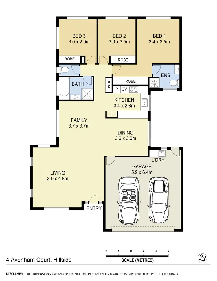 Floorplan of Homely house listing, 4 Avenham Court, Hillside VIC 3037