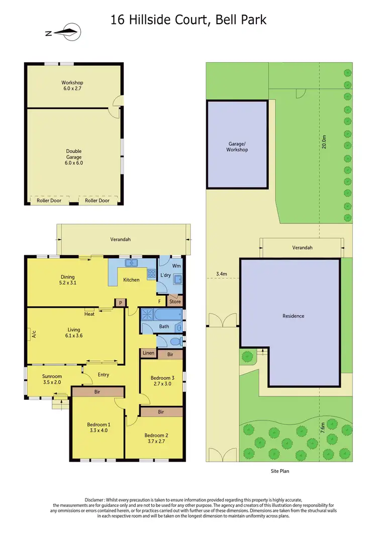 Floorplan of Homely house listing, 16 Hillside Court, Bell Park VIC 3215