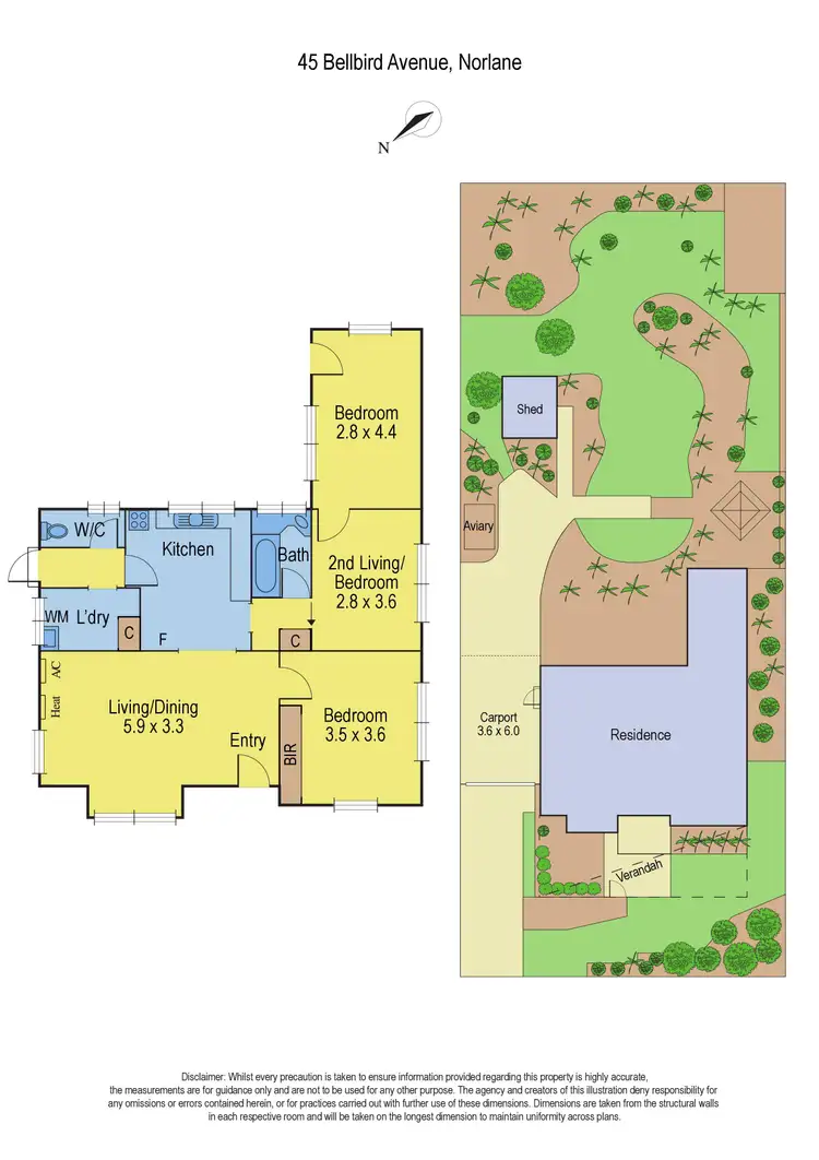 Floorplan of Homely house listing, 45 Bellbird Avenue, Norlane VIC 3214