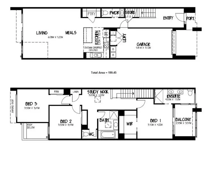 Floorplan of Homely townhouse listing, 31 Red Gum Crescent, Mount Barker SA 5251