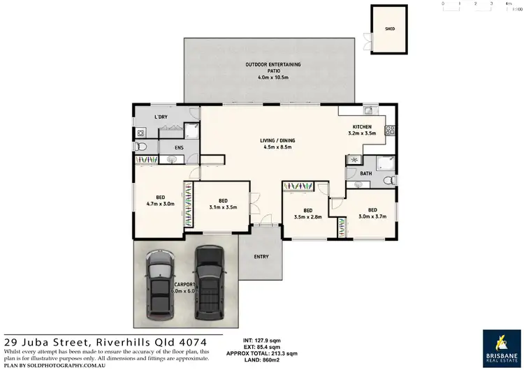Floorplan of Homely house listing, 29 Juba Street, Riverhills QLD 4074
