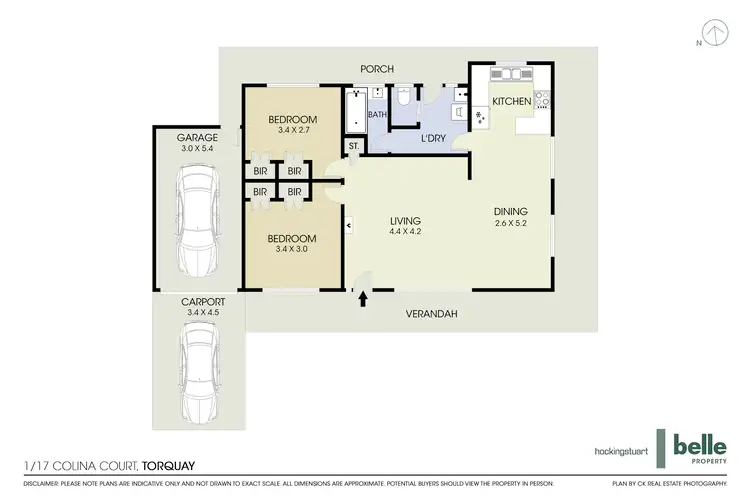 Floorplan of Homely house listing, 1/17 Colina Court, Torquay VIC 3228