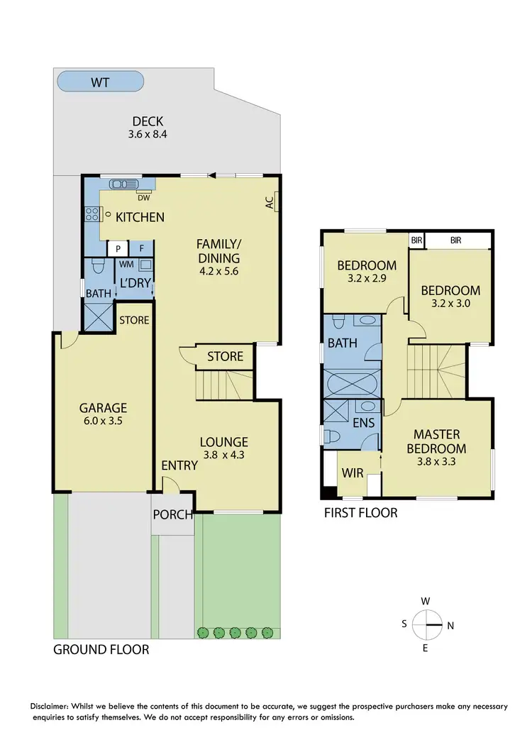 Floorplan of Homely townhouse listing, 1/17 Tennyson Avenue, Clayton South VIC 3169