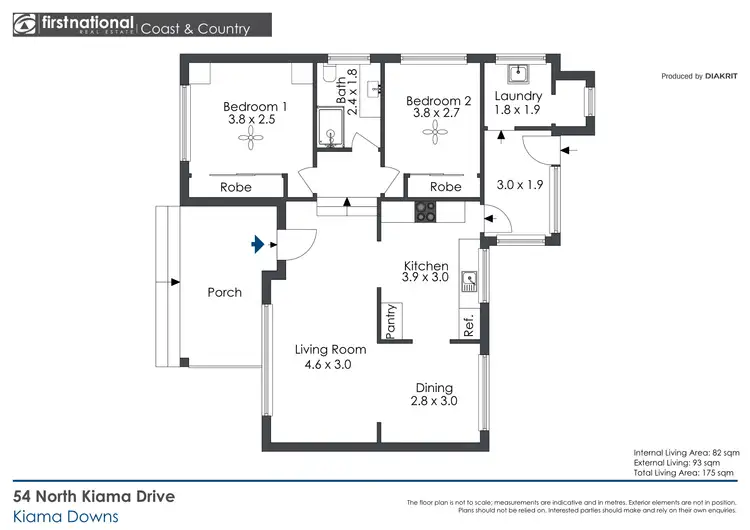 Floorplan of Homely house listing, 54 North Kiama Drive, Kiama Downs NSW 2533