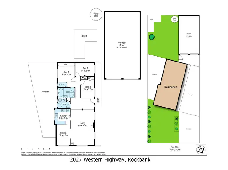 Floorplan of Homely house listing, 2027 Western Highway, Rockbank VIC 3335