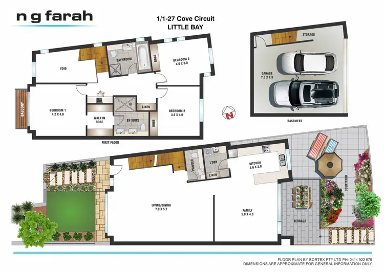 Floorplan of Homely house listing, 1/1-27 Cove Circuit, Little Bay NSW 2036