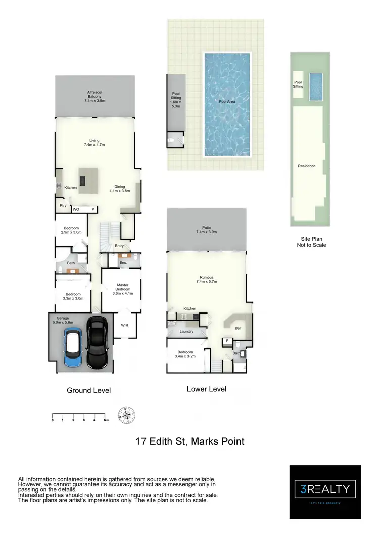 Floorplan of Homely house listing, 17 Edith Street, Marks Point NSW 2280