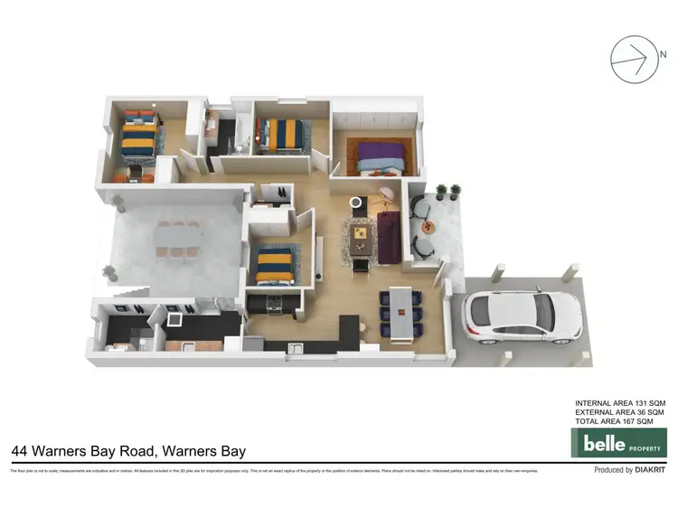 Floorplan of Homely house listing, 44 Warners Bay Road, Warners Bay NSW 2282