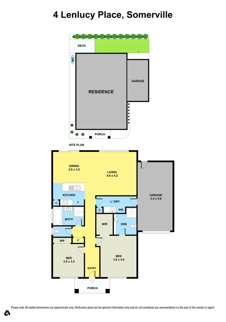 Floorplan of Homely unit listing, 4 Lenlucy Place, Somerville VIC 3912