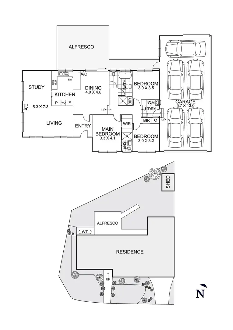 Floorplan of Homely house listing, 30 Blamey Avenue, Mill Park VIC 3082