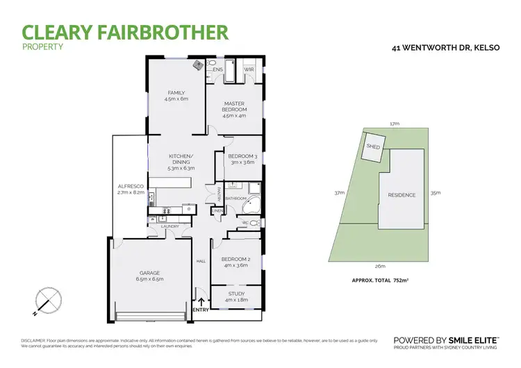 Floorplan of Homely house listing, 41 Wentworth Drive, Kelso NSW 2795