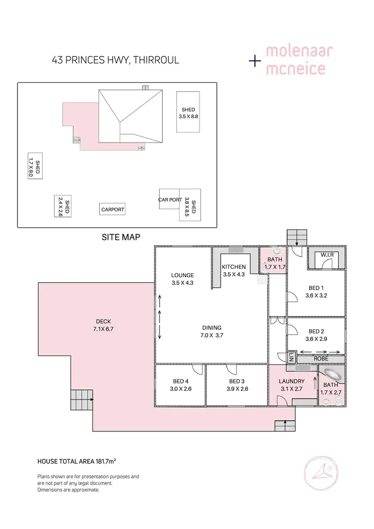 Floorplan of Homely house listing, 43 Princes Highway, Thirroul NSW 2515