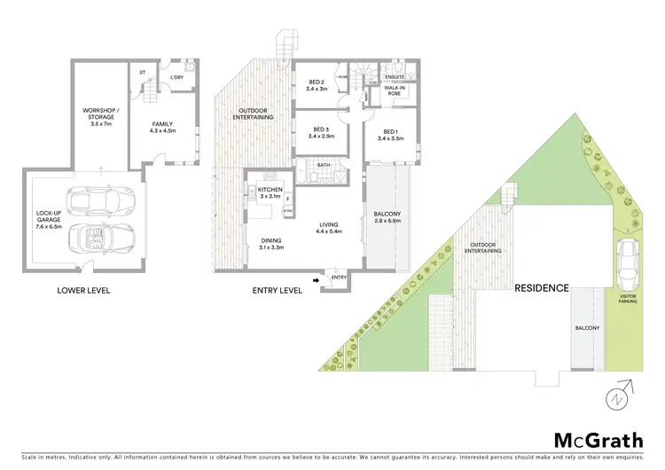 Floorplan of Homely townhouse listing, 2/15 Lowanna Avenue, Forresters Beach NSW 2260