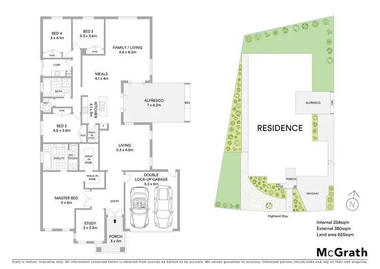Floorplan of Homely house listing, 52 Highland Way, Highton VIC 3216