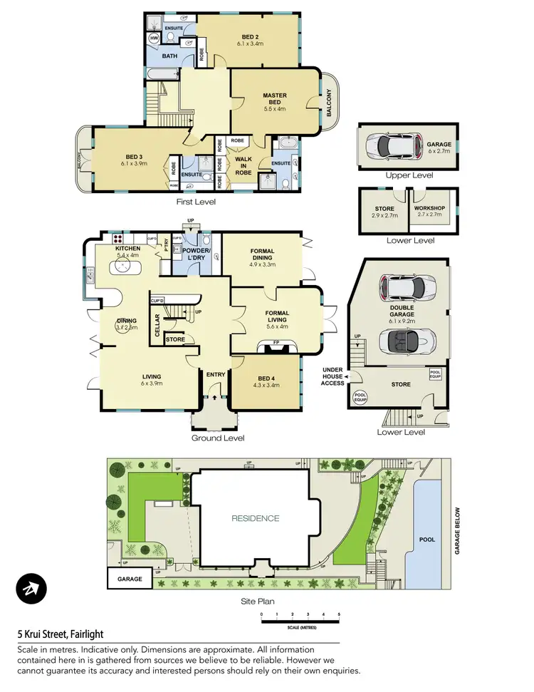 Floorplan of Homely house listing, 5 Krui Street, Fairlight NSW 2094