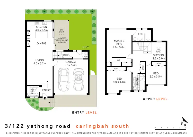 Floorplan of Homely townhouse listing, 3/122 Yathong Road, Caringbah South NSW 2229