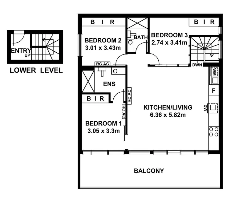 Floorplan of Homely apartment listing, 1001/33 Warwick Street, Walkerville SA 5081