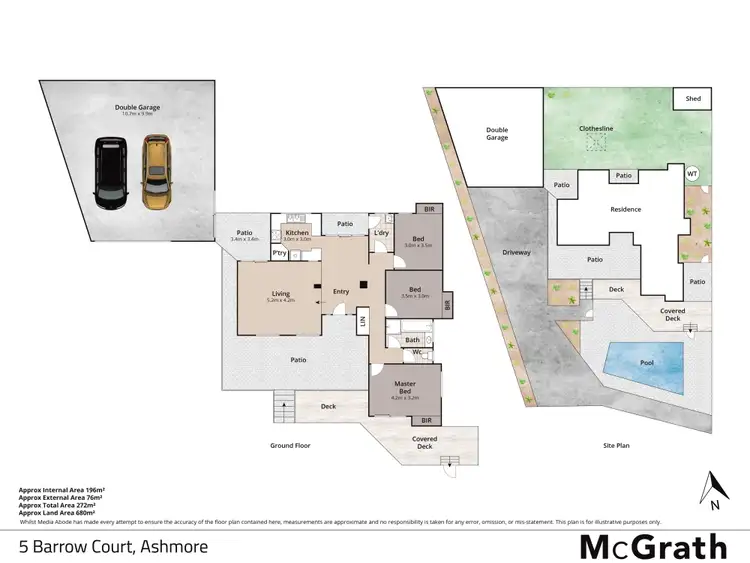 Floorplan of Homely house listing, 5 Barow Court, Ashmore QLD 4214