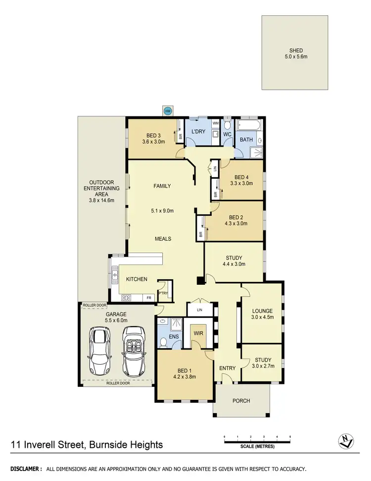 Floorplan of Homely house listing, 11 Inverell Street, Burnside Heights VIC 3023