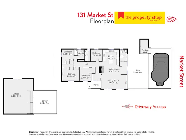 Floorplan of Homely house listing, 131 Market Street, Mudgee NSW 2850