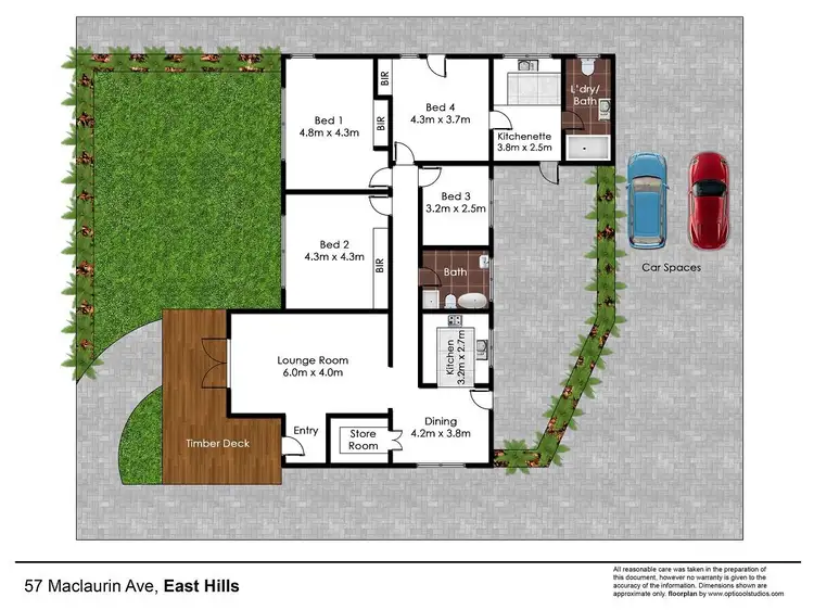 Floorplan of Homely house listing, 57 Maclaurin Avenue, East Hills NSW 2213