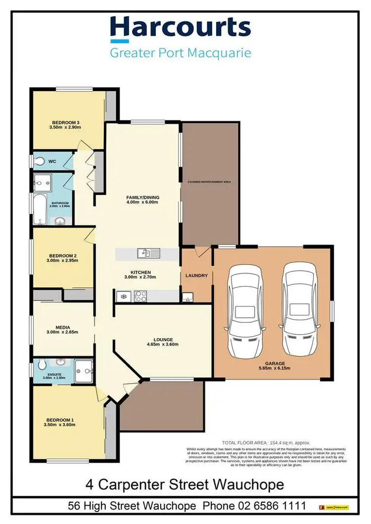 Floorplan of Homely house listing, 4 Carpenter Street, Wauchope NSW 2446