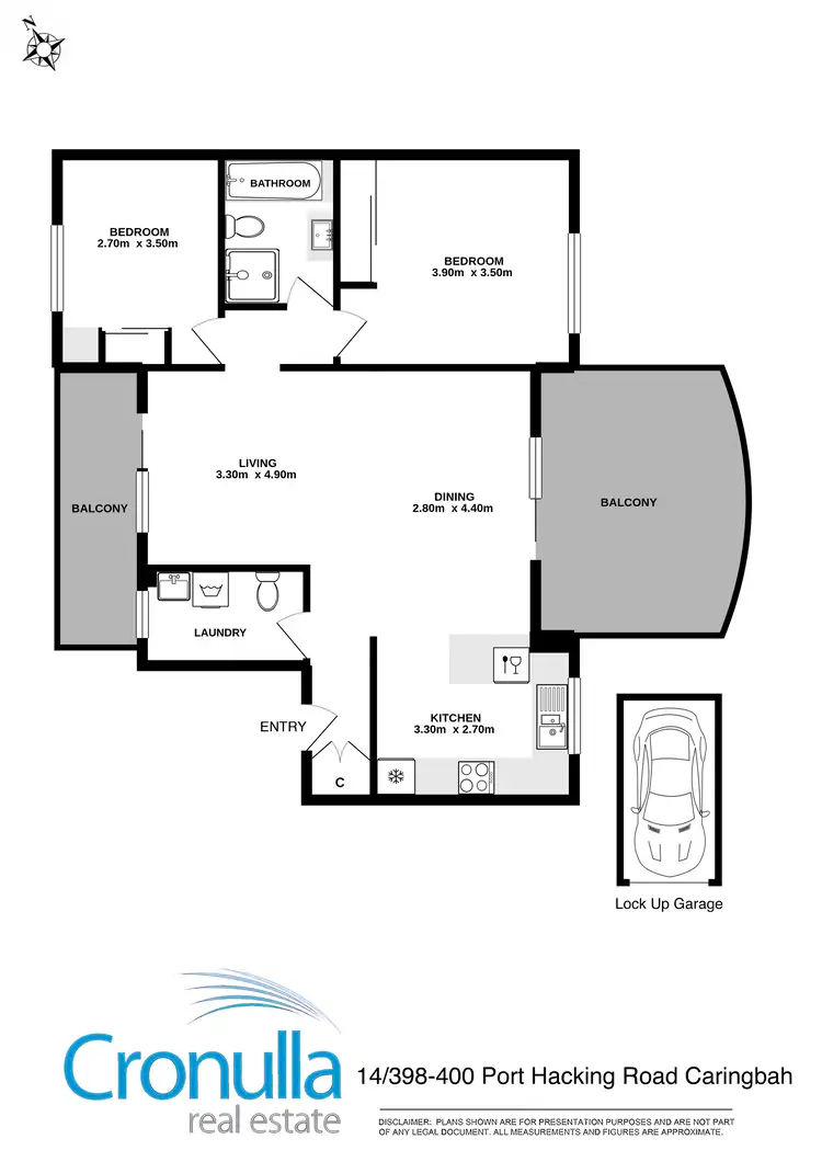 Floorplan of Homely apartment listing, 14/398-400 Port Hacking Road, Caringbah NSW 2229