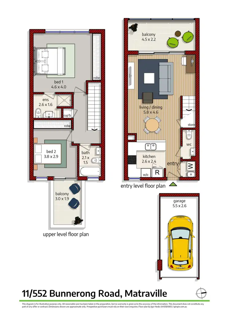 Floorplan of Homely apartment listing, 11/552 Bunnerong Road, Matraville NSW 2036