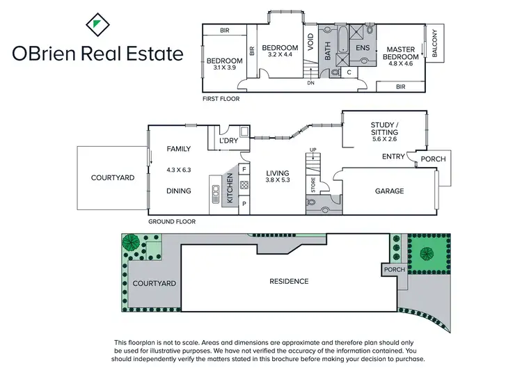 Floorplan of Homely townhouse listing, 5B Randell Street, Parkdale VIC 3195