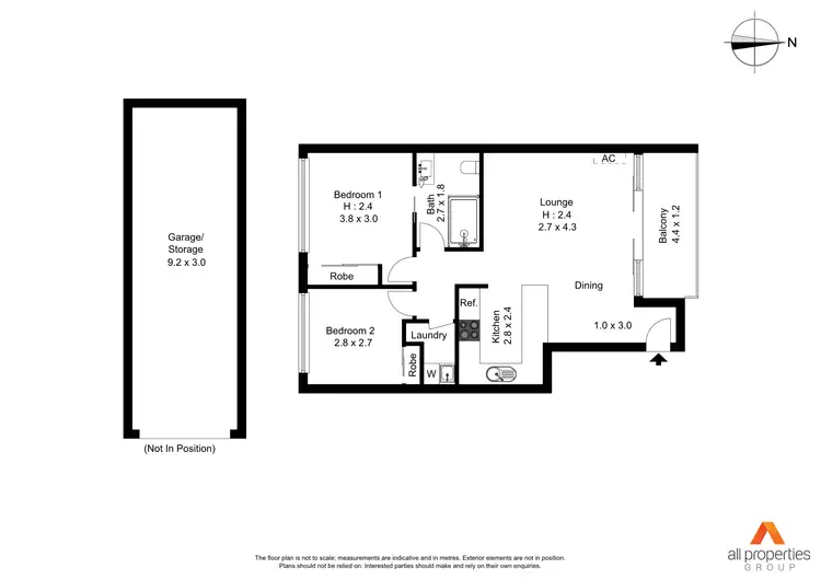 Floorplan of Homely apartment listing, 26/160-162 Frank Street, Labrador QLD 4215