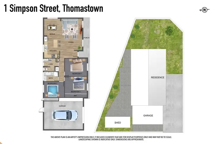 Floorplan of Homely house listing, 1 Simpson Street, Thomastown VIC 3074