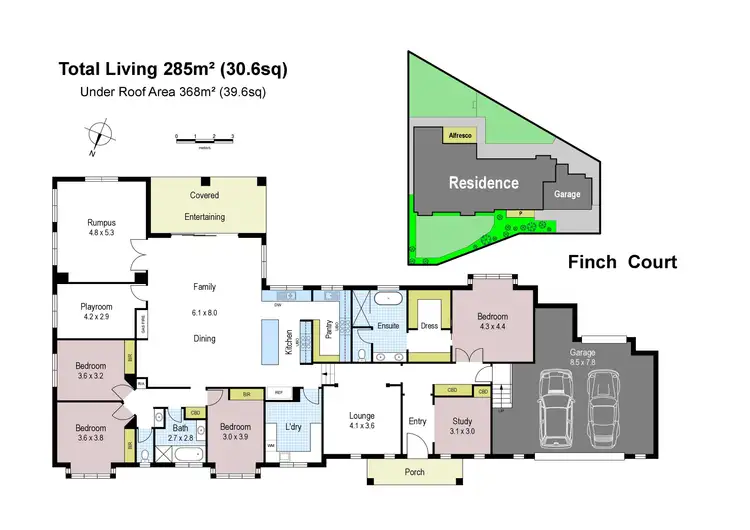 Floorplan of Homely house listing, 4 Finch Court, Drouin VIC 3818