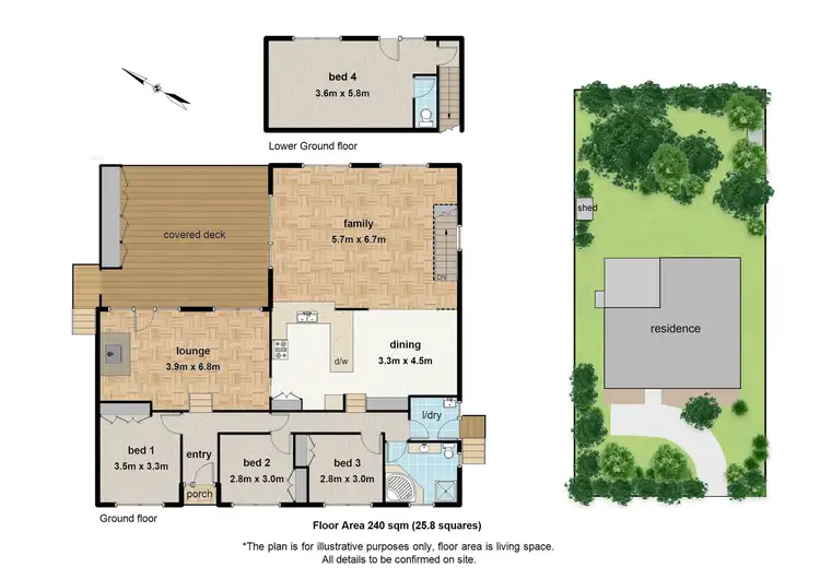 Floorplan of Homely house listing, 7 Beaconsfield-Emerald Road, Emerald VIC 3782