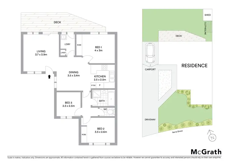 Floorplan of Homely house listing, 8 Iterra Grove, Ngunnawal ACT 2913
