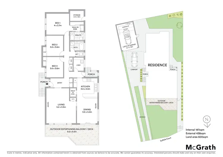 Floorplan of Homely house listing, 7 Suffolk Court, Grovedale VIC 3216