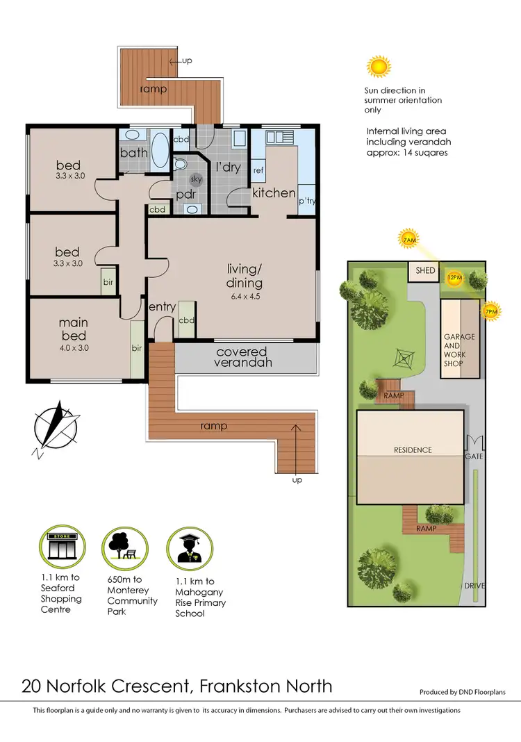 Floorplan of Homely house listing, 20 Norfolk Crescent, Frankston North VIC 3200