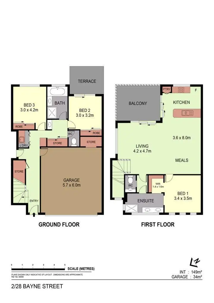 Floorplan of Homely house listing, 2/28 Bayne Street, North Bendigo VIC 3550