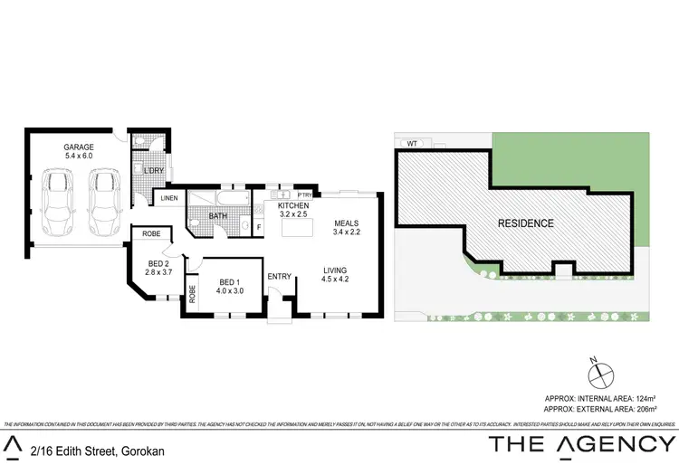Floorplan of Homely townhouse listing, 2/16 Edith Street, Gorokan NSW 2263