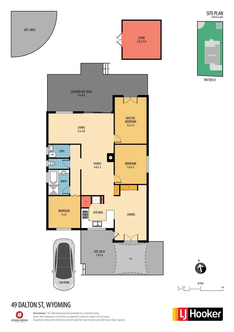 Floorplan of Homely house listing, 49 Dalton Street, Wyoming NSW 2250